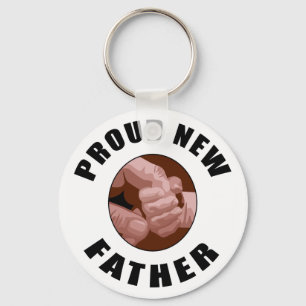 Proud New Father Gift Keychain
