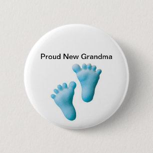 Proud New Grandma 2 Inch Round Button