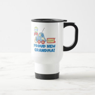 Proud New Grandma-It's a Boy Tshirts and Gifts Travel Mug