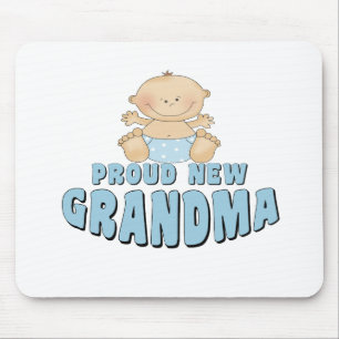 PROUD NEW Grandma T-Shirt Mouse Pad