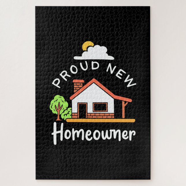 Proud New Homeowner Jigsaw Puzzle (Vertical)