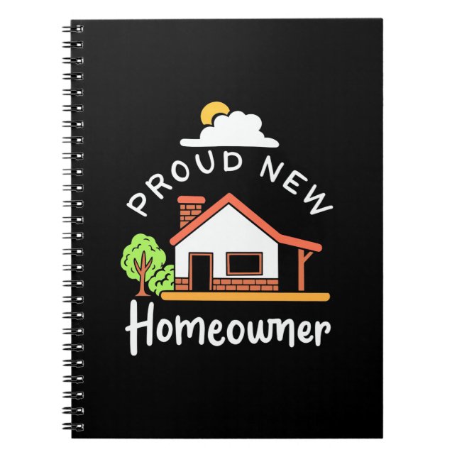 Proud New Homeowner Notebook (Front)
