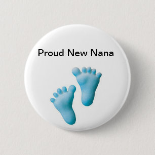 Proud New Nana 2 Inch Round Button
