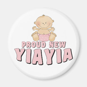 PROUD NEW YiaYia T-Shirt Magnet