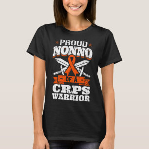 Proud Nonno Of A Crps Warrior Rsd Awareness Ribbon T-Shirt