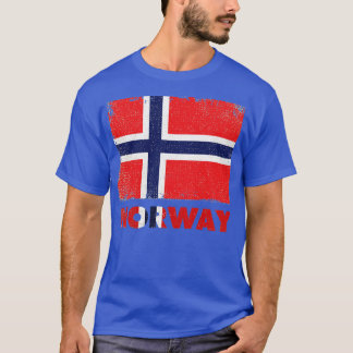 Proud Norwegian Flag Oslo Norway T-Shirt