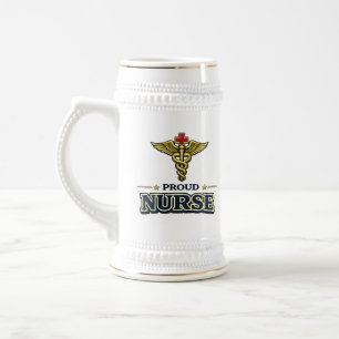 Proud Nurse Beer Stein