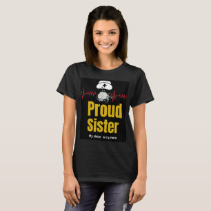 Proud Nurse Sister Matching Family Shirt   RN Squa