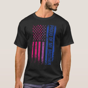 Proud Of My Brother Lgbtq Csd Gay Pride T-Shirt