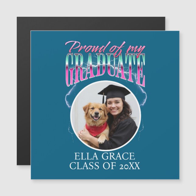 Proud of my Graduate Custom Pic Chrome Lightning (Front/Back)