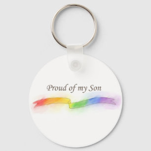 Proud of my Son Keychain