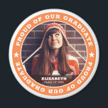 Proud of our Graduate 20XX Graduation Photo Magnet<br><div class="desc">This simple and modern design is composed of serif typography and add a custom photo.</div>