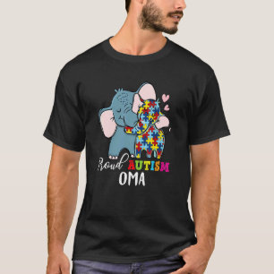 Proud Oma Autism Awareness Family Matching T-Shirt