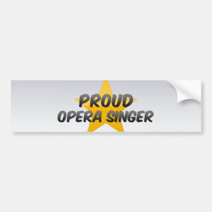 Proud Opera Singer Bumper Sticker