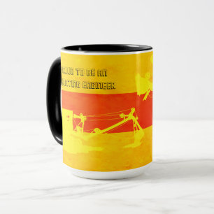PROUD OPERATING ENGINEER CABLE SHOVELS SW COLORS MUG