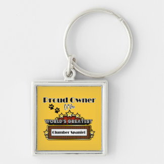 Proud Owner World's Greatest Clumber Spaniel Keychain
