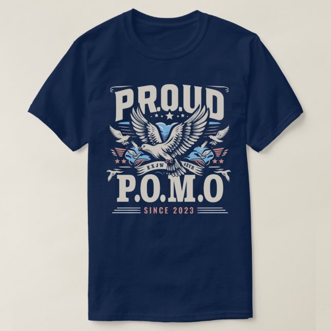 Proud P.O.M.O | Physically Out Mentally Out Exjw T-Shirt (Design Front)