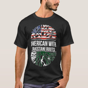 Proud Pakistani American Flag Pakistan USA T-Shirt