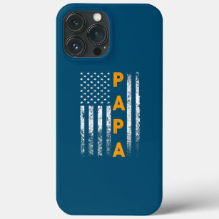 Proud Papa Funny Fathers Day From Grandchildren  iPhone 13 Pro Max Case