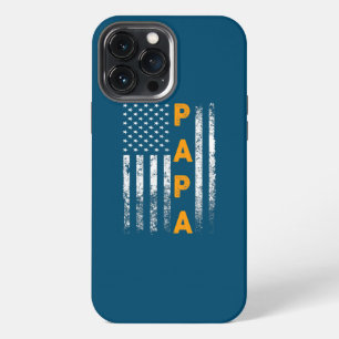 Proud Papa Funny Fathers Day From Grandchildren  iPhone 13 Pro Max Case