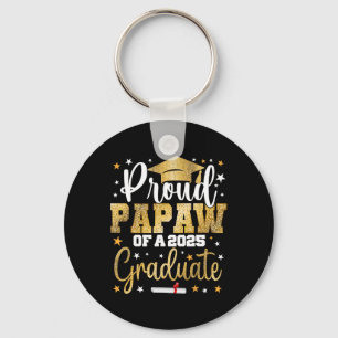 Proud Papaw Of A 2025 Graduate Cl Senior Graduatio Keychain