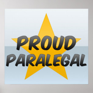 Proud Paralegal Poster
