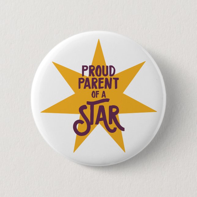 Proud Parent 2 Inch Round Button (Front)