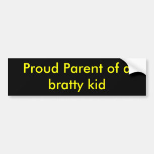 Proud Parent Bumper Sticker