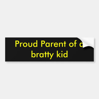 Proud Parent Bumper Sticker