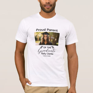Proud Parent Grad Shirt - Photo Tshirt Mom Dad Gif
