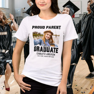 Proud Parent Of A Graduate Graduation Tri-Blend Shirt