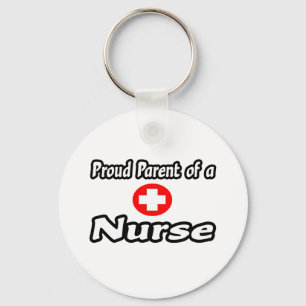 Proud Parent of a Nurse Keychain