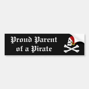 Proud Parent of a Pirate Bumper Sticker