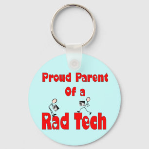 Proud Parent of a RAD TECH Keychain