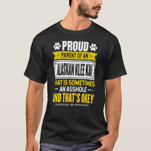 Proud Parent Of An Alaskan Klee Kai Dog Mom Dad T-Shirt