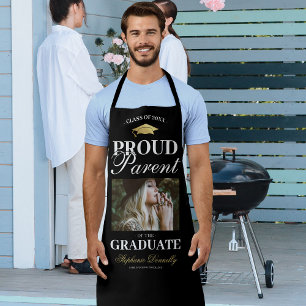 Proud Parent of the Graduate Photo BBQ Apron