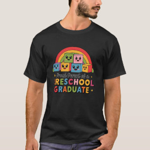 Proud Parent Pre-K Graduate Colourful Graduation T-Shirt