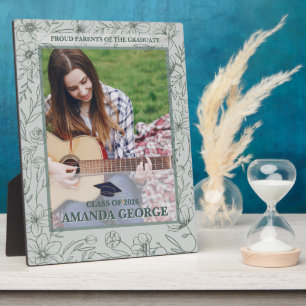 Proud Parents Graduation Photo Keepsake Plaque