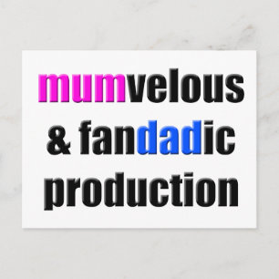 Proud Parents Postcard