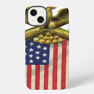 Proud Patriotic USA Flag Eagle Red White Blue iPhone 13 Case
