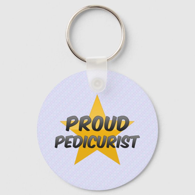 Proud Pedicurist Keychain (Front)