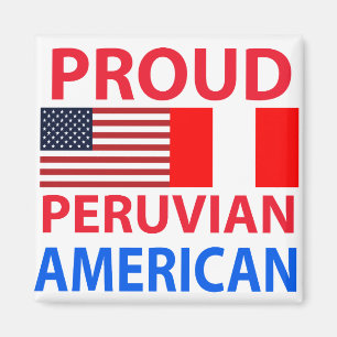 Proud Peruvian American Magnet