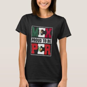 Proud Peruvian Mexican Mix Peru and Mexico Heritag T-Shirt