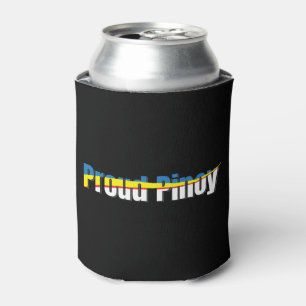 Proud Pinoy - Philippines Flag Tagalog Can Cooler