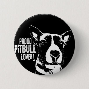 PROUD PITBULL LOVER BUTTON