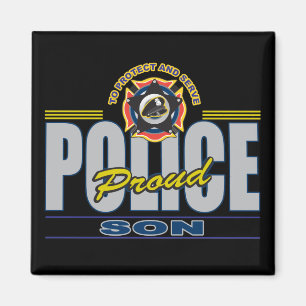Proud Police Son Magnet