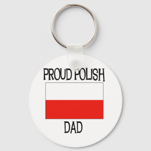 Proud Polish Dad Keychain