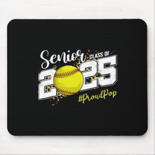 Proud Pop Of A 2025 Senior Softll Graduation Mouse Pad