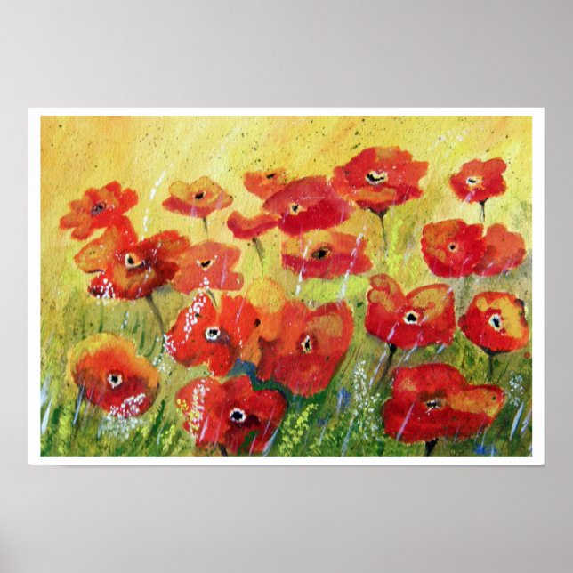 Proud Poppys - Art Poster (Front)
