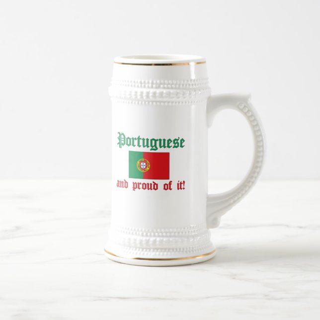 Proud Portuguese Beer Stein (Right)